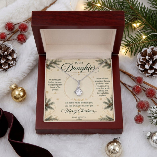 To My Daughter – Christmas Alluring Beauty Necklace