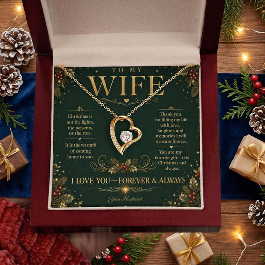 To My Wife – Christmas Forever Love Necklace