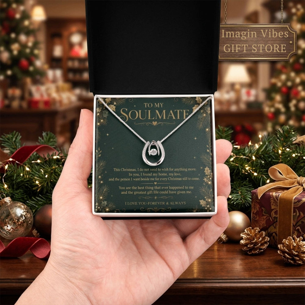 To My Soulmate – Christmas Alluring Beauty Dancing Stone Necklace