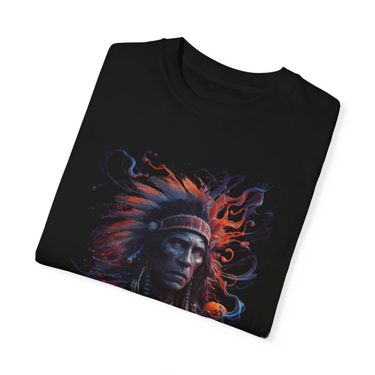 Chief Portrait Unisex T-shirt - Native American T-Shirt Printify