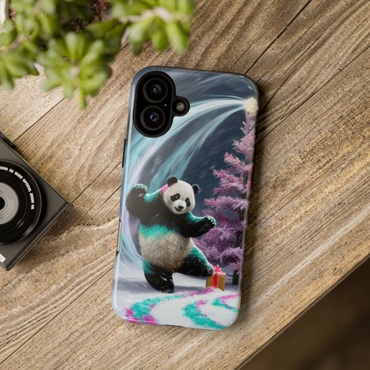 Christmas Panda Tough Case Phone Case Printify