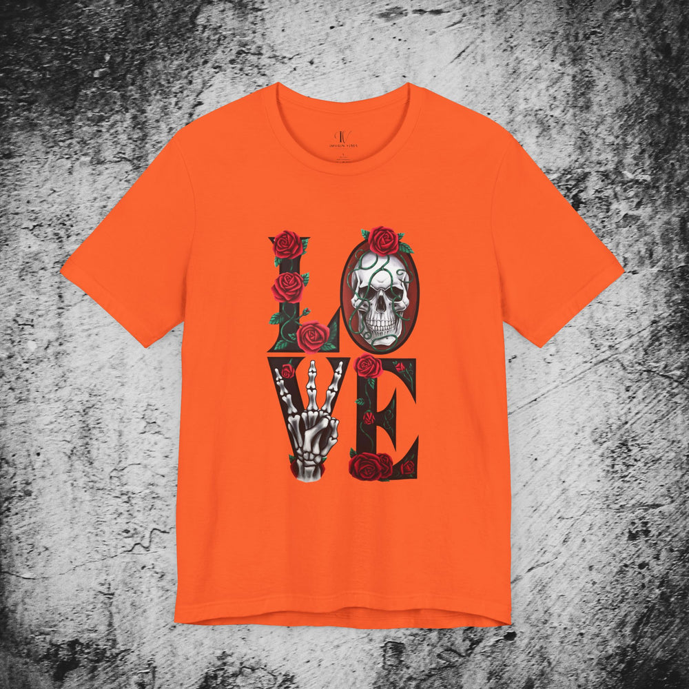 Love, Roses & Bones: Halloween T-Shirt