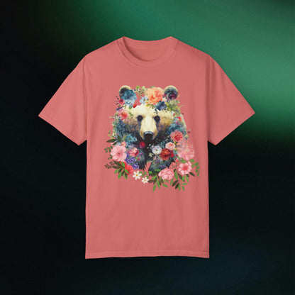 Floral Bear Shirt | Bear Tee | Flower Bear Shirt - A Perfect Animal Lover Tee and Bear Lover Gift T-Shirt Watermelon S 