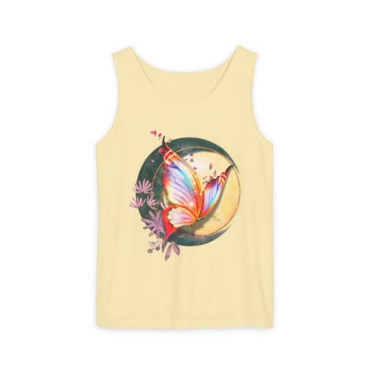 Nature-Inspired Butterfly Tank Top Tank Top Printify Butter S