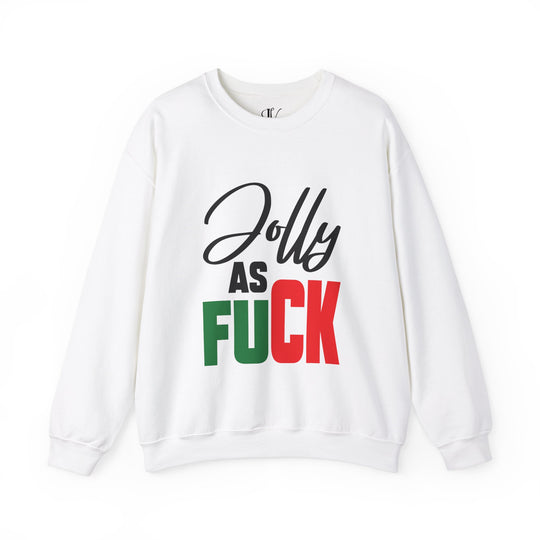 Crewneck Sweatshirt Holiday Jolly AF Christmas