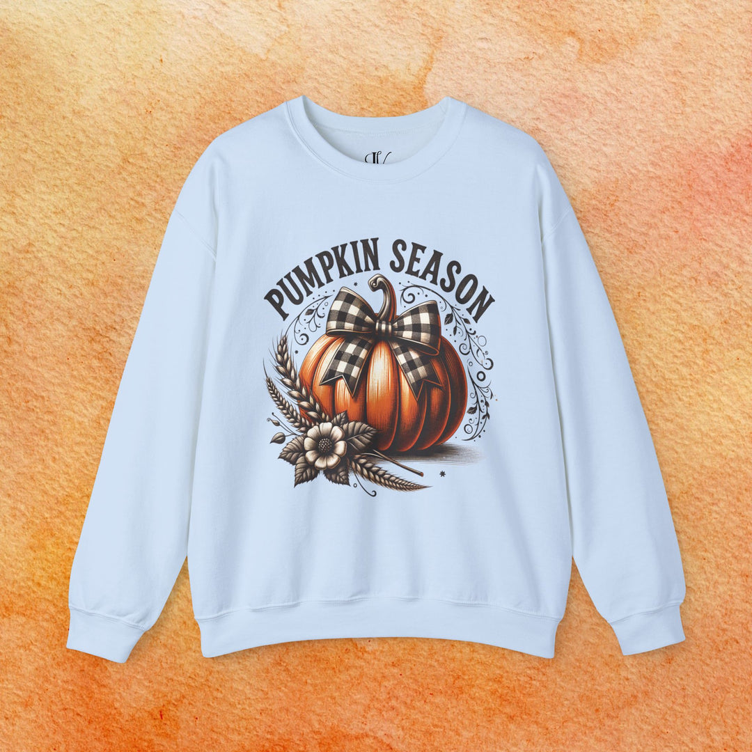 Pumpkin Season: Coquette Fall Sweatshirt