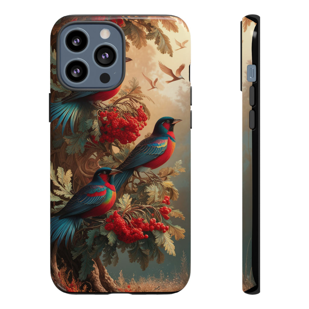 Phone Cases Vintage Nature-Inspired Elegant Birds Phone Case Printify iPhone 13 Pro Max Glossy