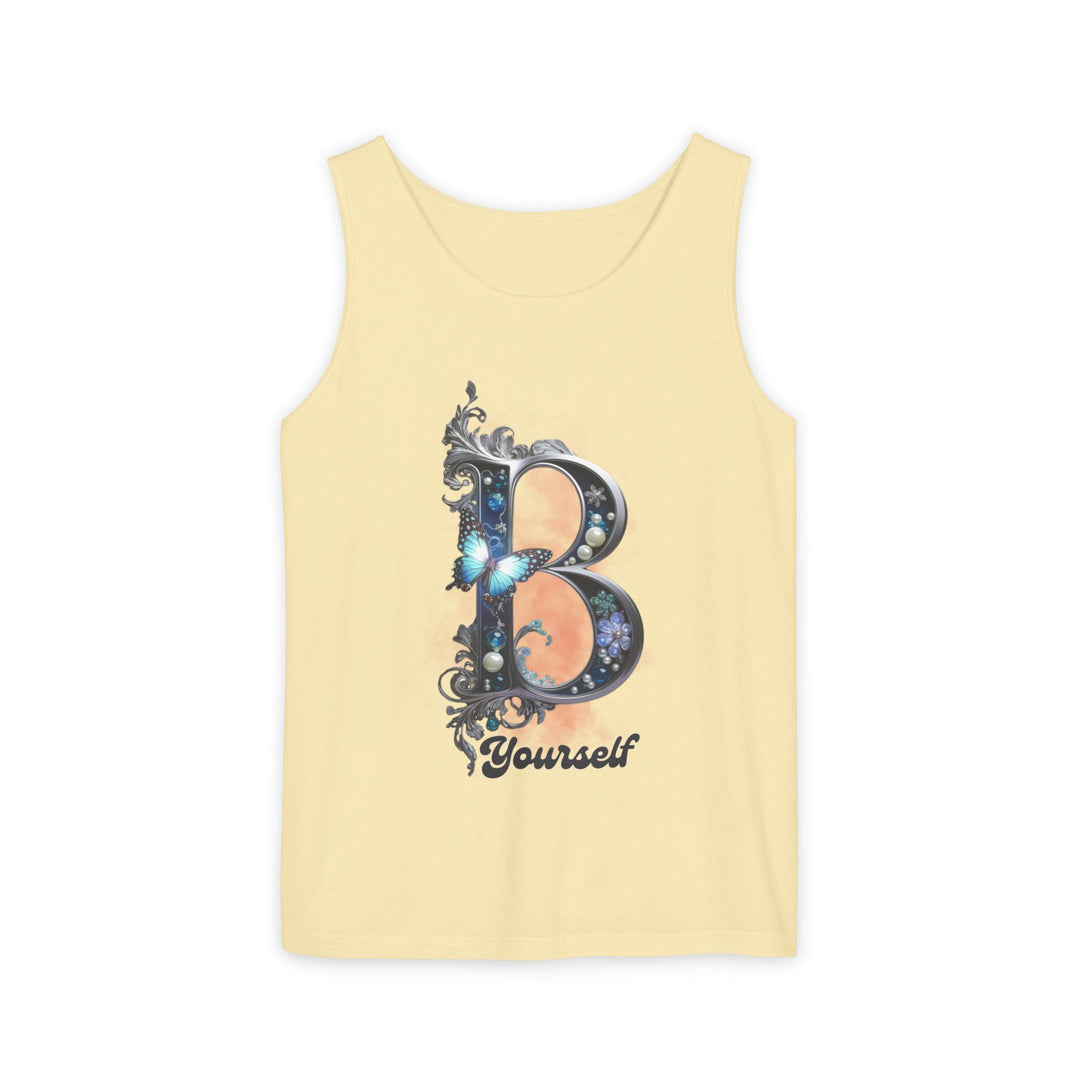 Tank Top - Elegant and Feminine 'B Yourself' Tank Top Printify Butter S