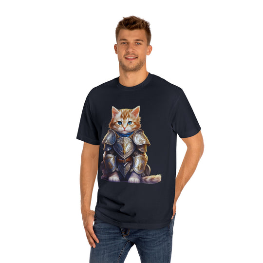 Imagin Vibes: Feline Defender Tee T-Shirt   