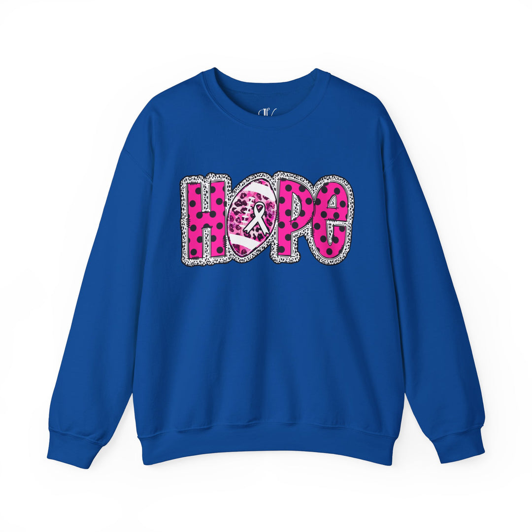 Hope Breast Cancer Football Sweatshirt