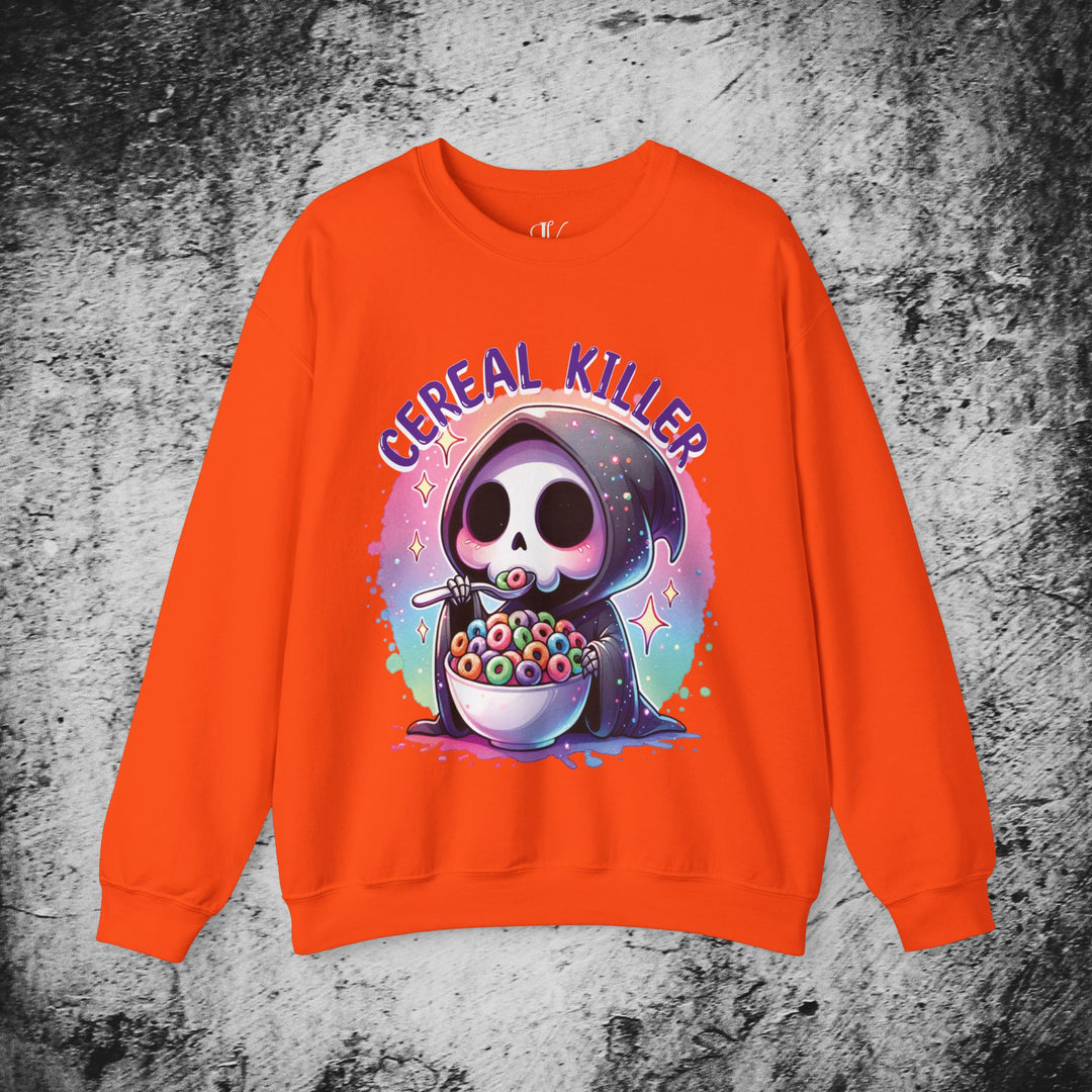 Cereal Killer Reaper: Vintage Halloween Sweatshirt