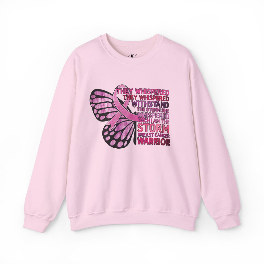 Breast Cancer Warrior Sweatshirt - Empowering Message