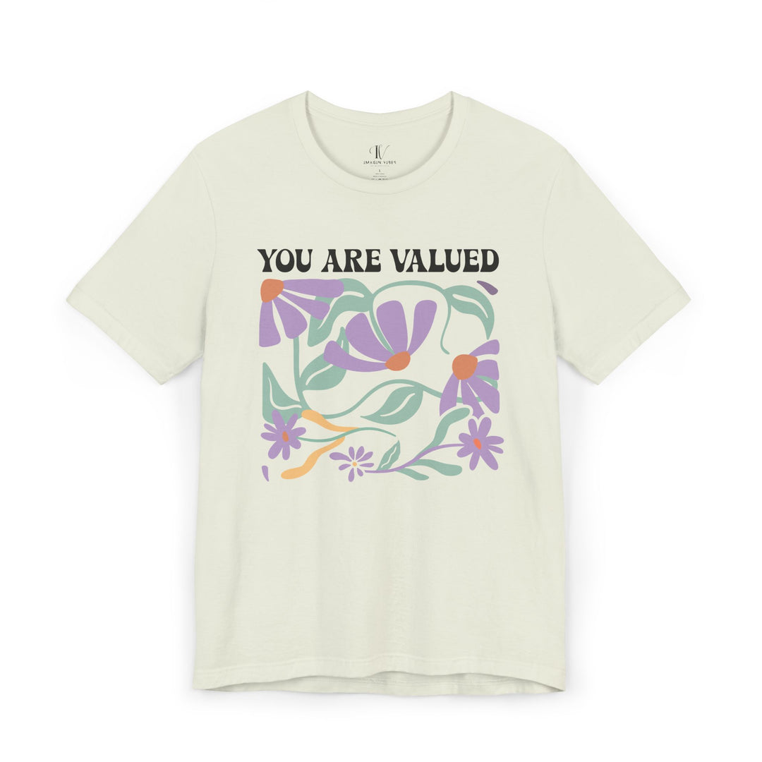 YOU ARE VALUED Boho Tee T-Shirt Printify Citron XS