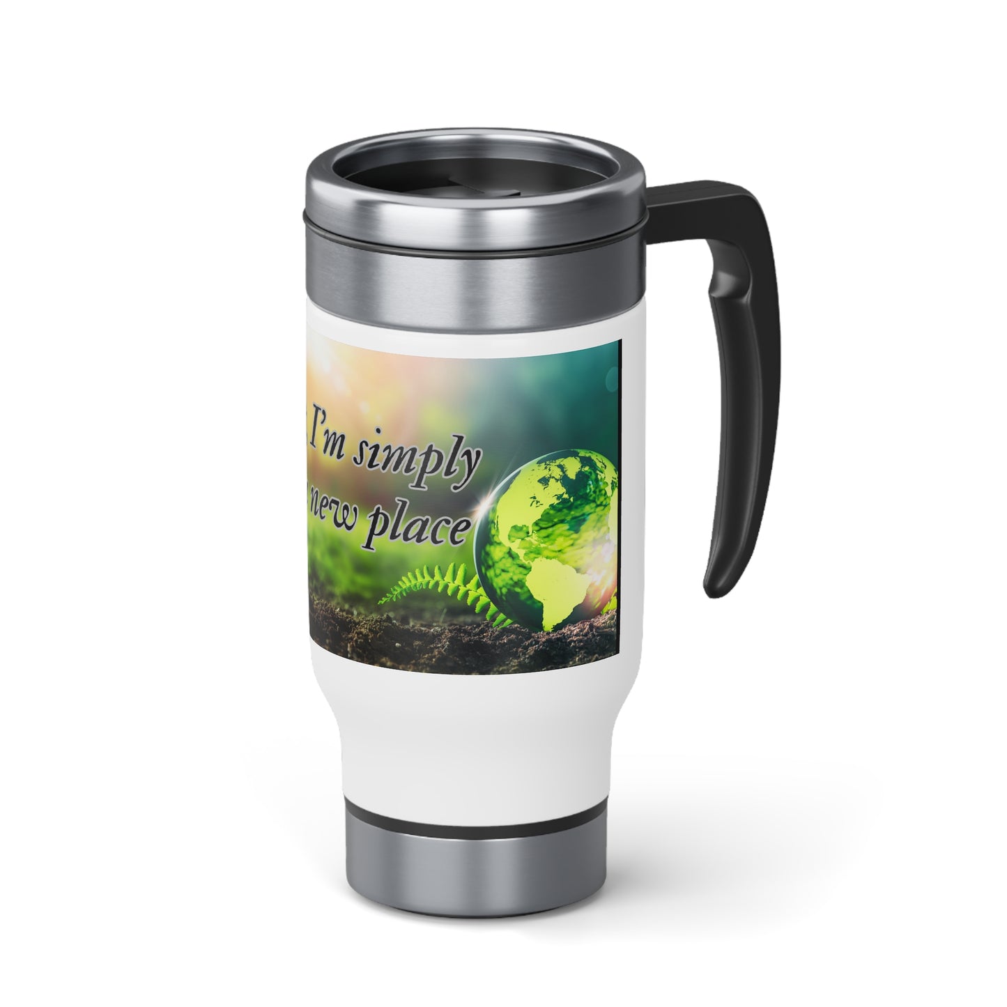 Sip in Style with Our Travel Professional Stainless Steel Travel Mug - 14oz GIS Mug with Handle, Perfect for Cartography Enthusiasts! Mug 14oz  