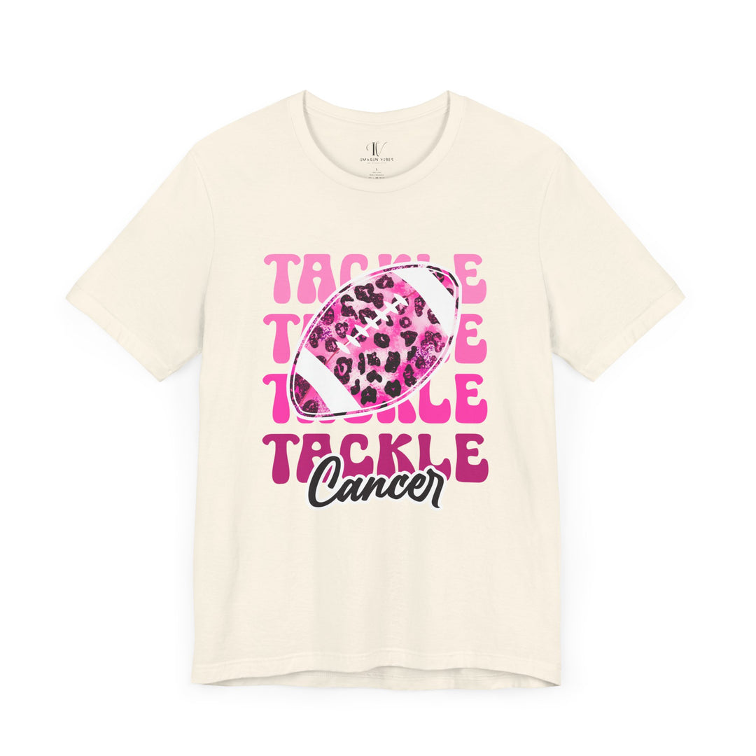 Tackle Breast Cancer Football T-Shirt