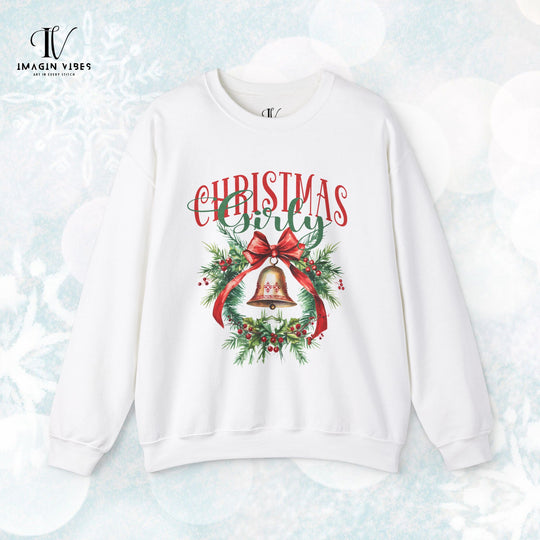 Christmas Girly Coquette Bow Sweatshirt