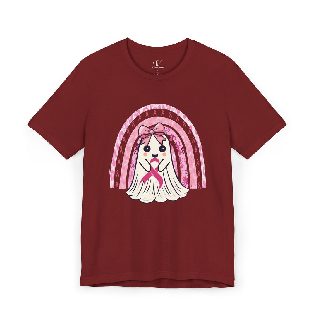  Cute Ghost Breast Cancer Support T-shirt