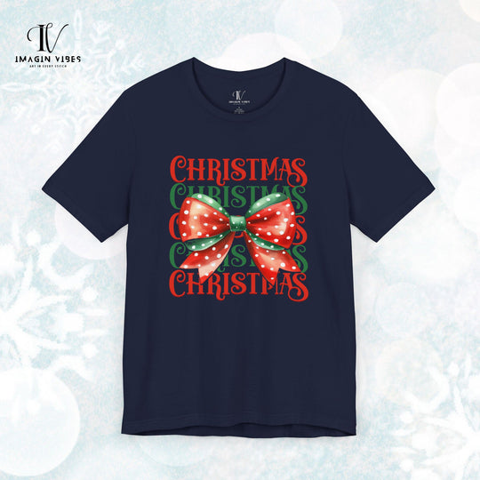 Christmas Bow Tee