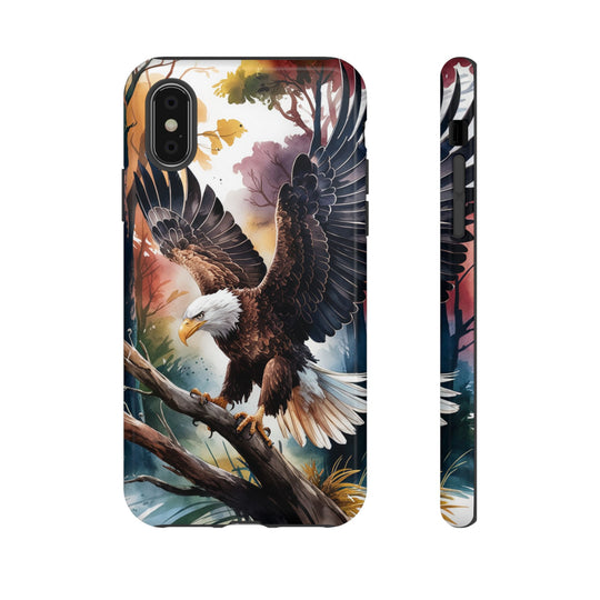 Eagle Tough Cases - Majestic Bald Eagle Patriotic Phone Case Printify