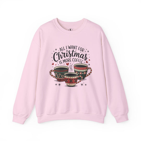 Coffee Lover Christmas Crewneck Sweatshirt