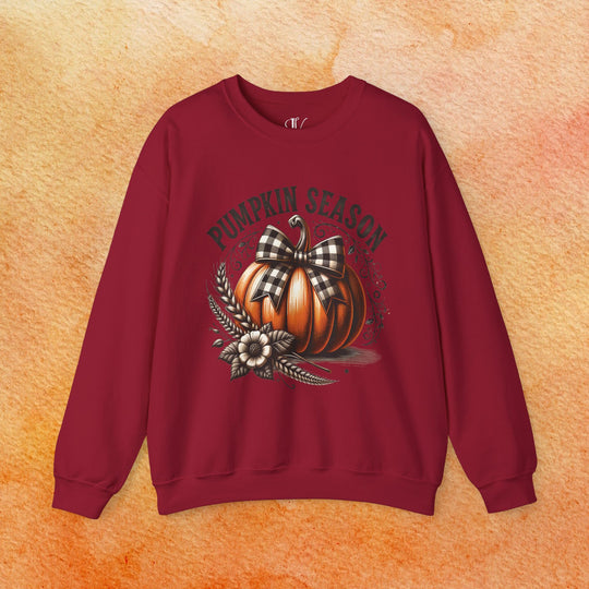 Pumpkin Season: Coquette Fall Sweatshirt