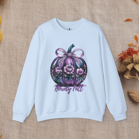 Howdy Fall: Coquette Pumpkin Sweatshirt