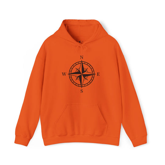 "Explore the World" Adventure Hoodie Hoodie Printify Orange S