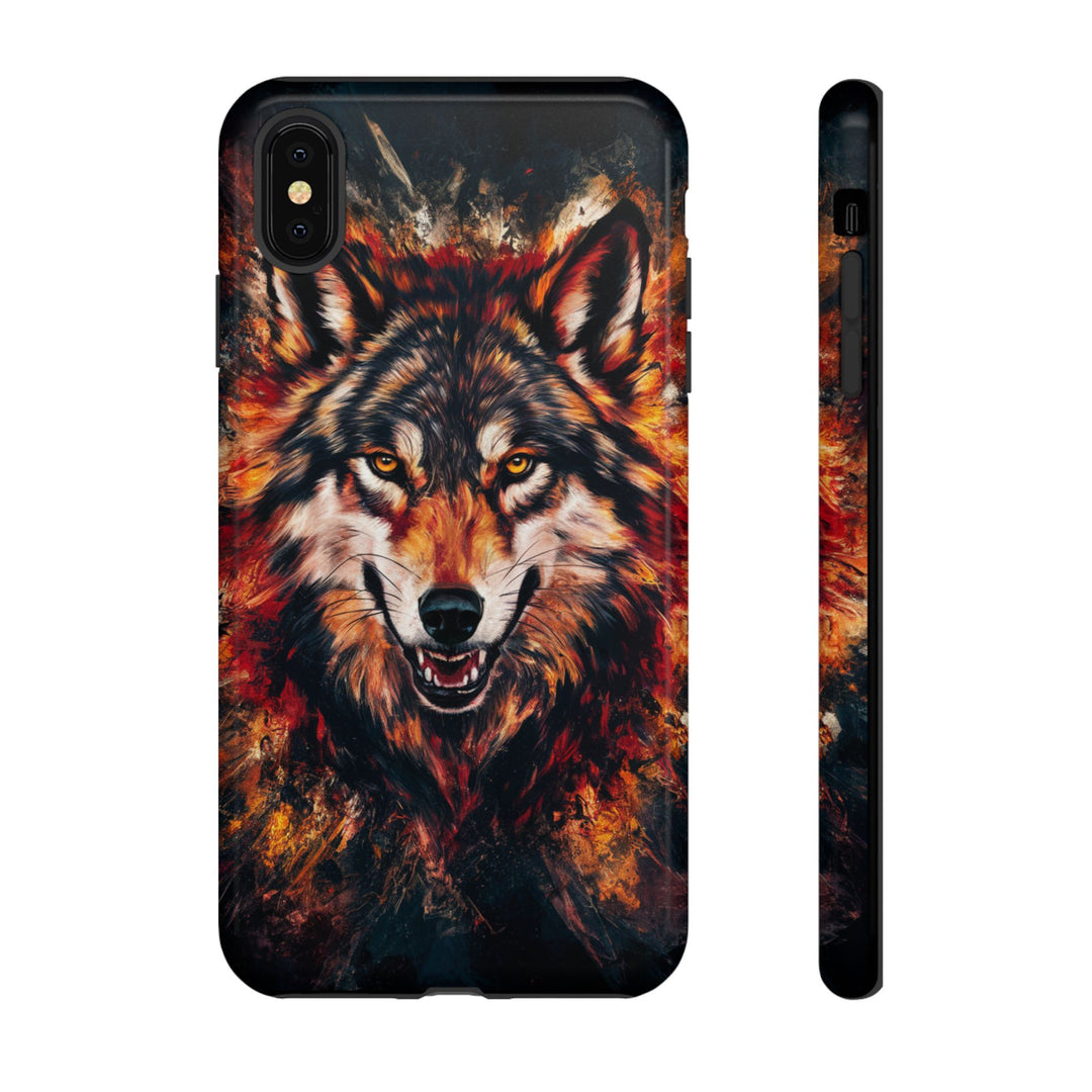 Wolf Tough Cases - Powerful and Vibrant Wolf Phone Case Printify