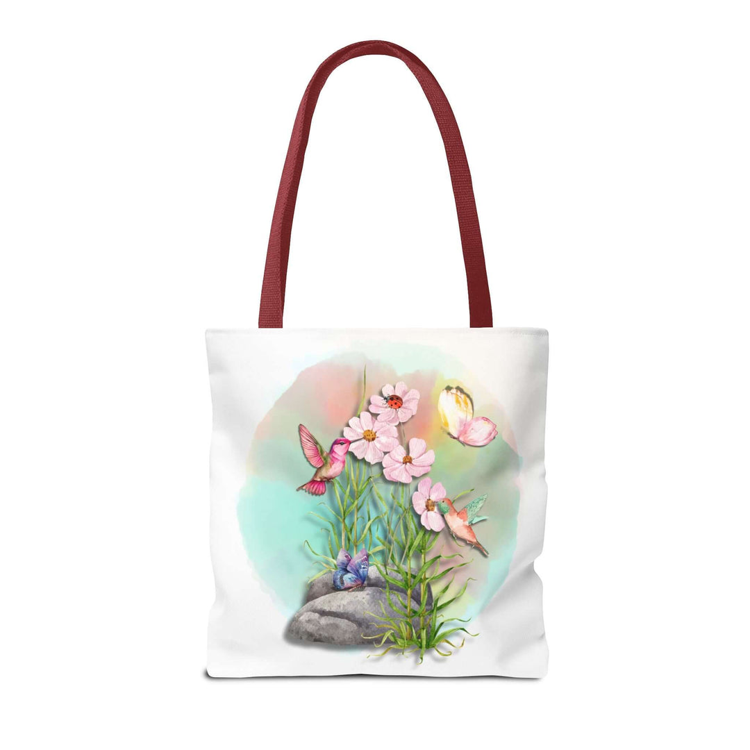 Spring Watercolor Nature-Inspired Tote Bag Bags Printify