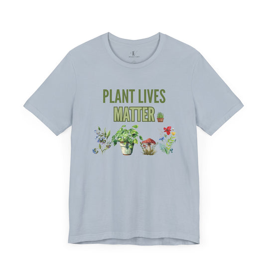 Plant Lives Matter Tee T-Shirt Printify Light Blue XS