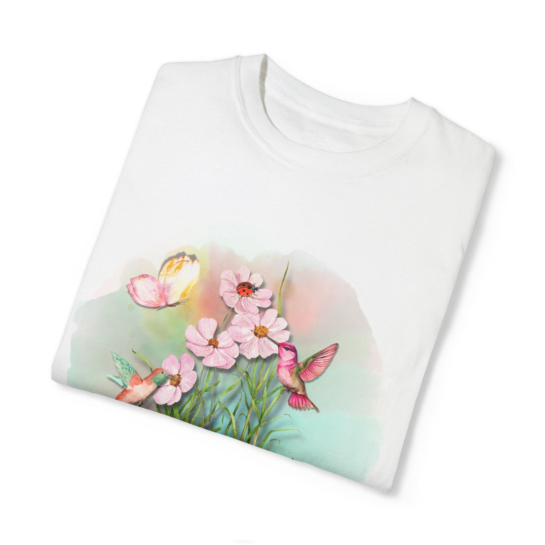 Spring Nature-Inspired Watercolor T-shirt