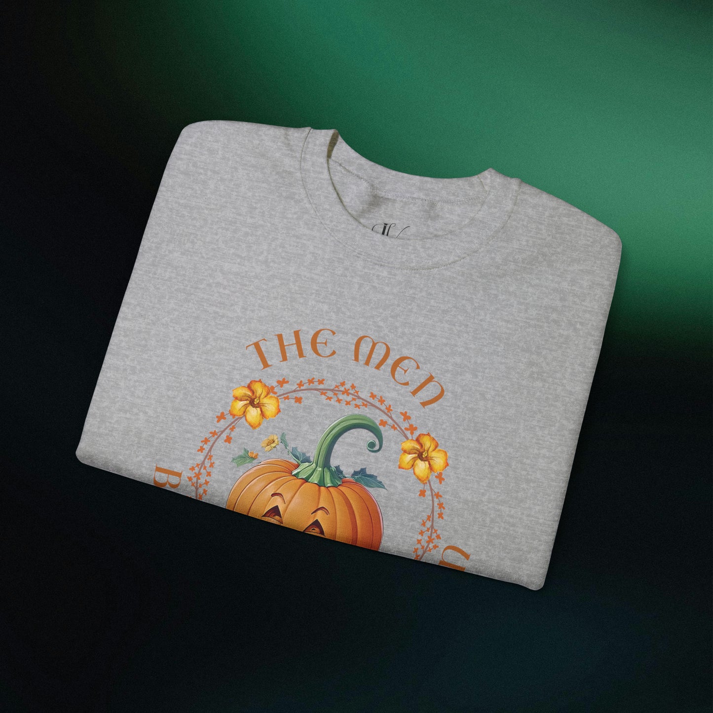 Growing a Little Pumpkin: Pregnancy Announcement Sweatshirt | Fall Maternity Crewneck - The Men Behind the Pumpkin | Matching Sweatshirt Sweatshirt   