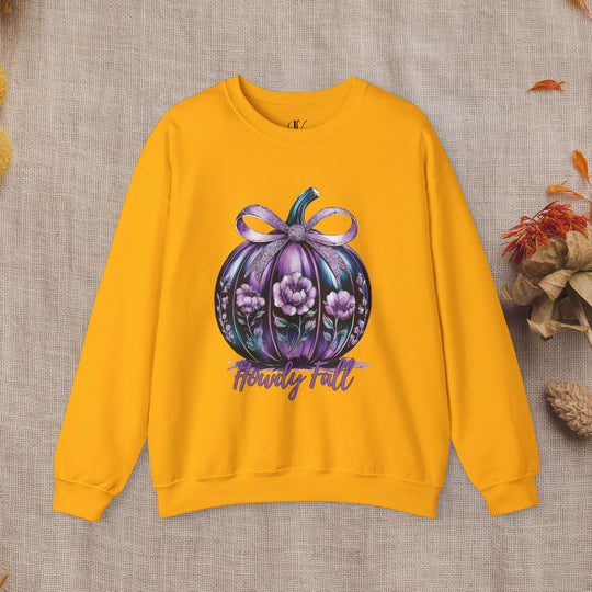 Howdy Fall: Coquette Pumpkin Sweatshirt