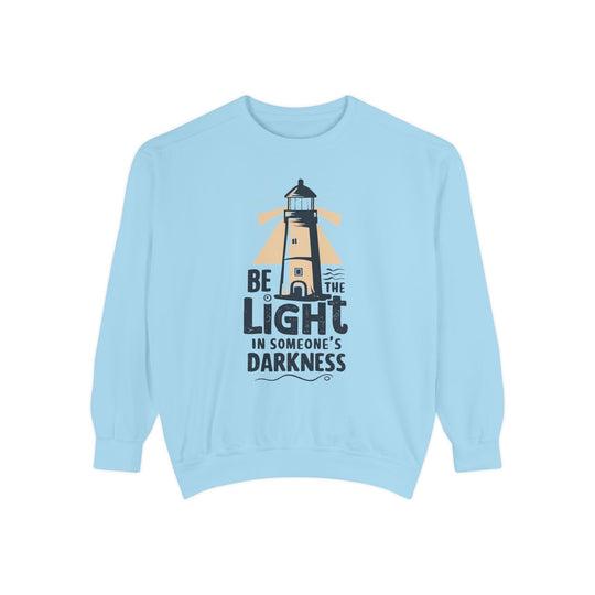 Lightkeeper Sweatshirt - Be the Light in Someone's Darkness Sweatshirt Printify Chambray S