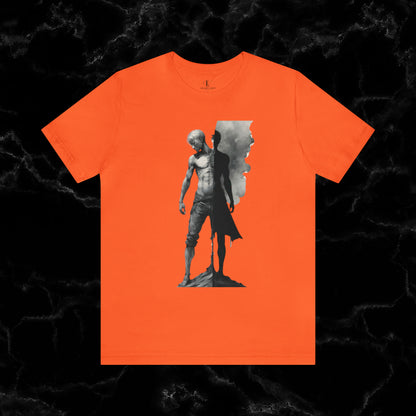 Duality of Soul - Crisp Male Anatomy T-shirt T-Shirt Orange XS 
