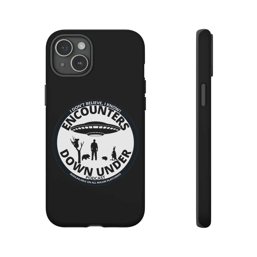 Encounters Down Under Podcast Tough Cases - Protect Your Tech with Podcast Swag Phone Case iPhone 15 Plus Matte 