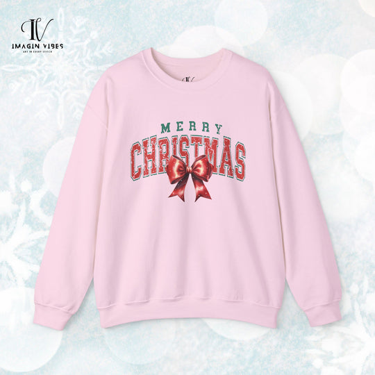 Coquette Merry Christmas Vintage Sweatshirt