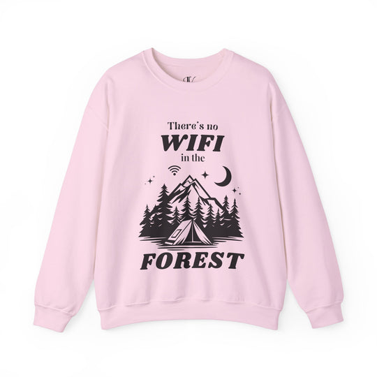 Forest Connection Sweatshirt Sweatshirt Printify S Light Pink