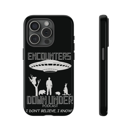 Encounters Down Under Podcast Tough Cases - Protect Your Tech Phone Case iPhone 15 Pro Glossy 