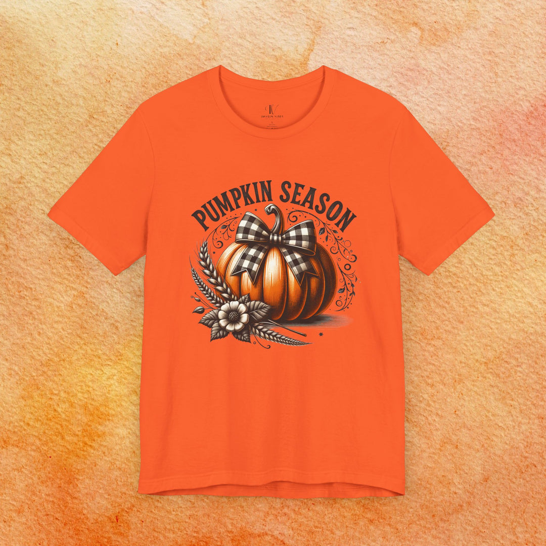 Pumpkin Season: Coquette Fall T-Shirt