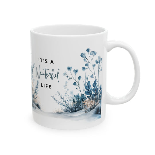 Winterful Life Ceramic Mug Mug Printify