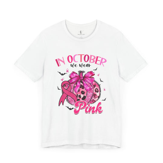 In October We Wear Pink Pumpkin T-Shirt