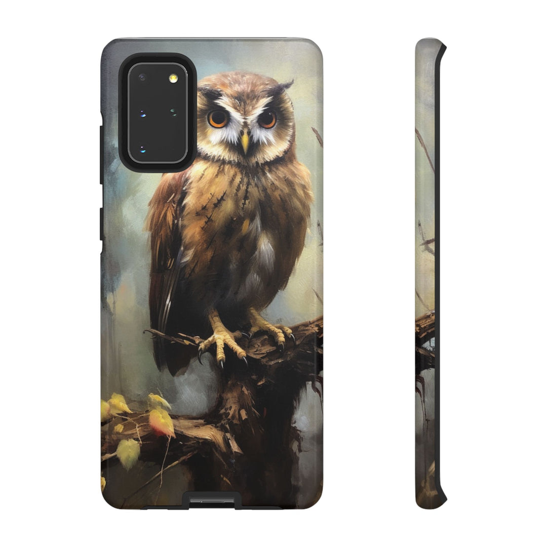 Phone Case Wise Owl Nature Minimalist Phone Case Printify