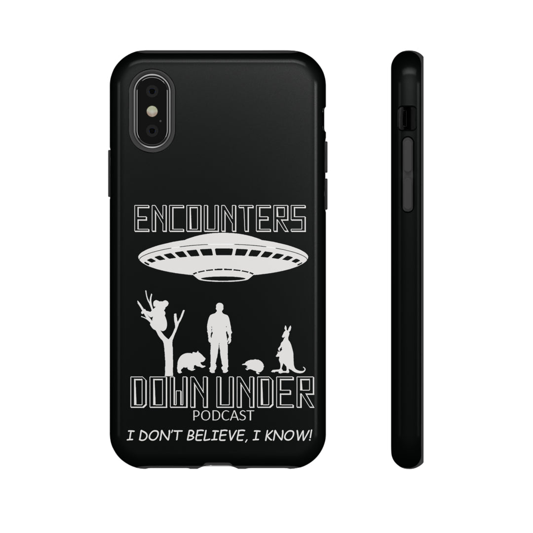 Encounters Down Under Podcast Tough Cases - Protect Your Tech Phone Case iPhone XS Glossy 