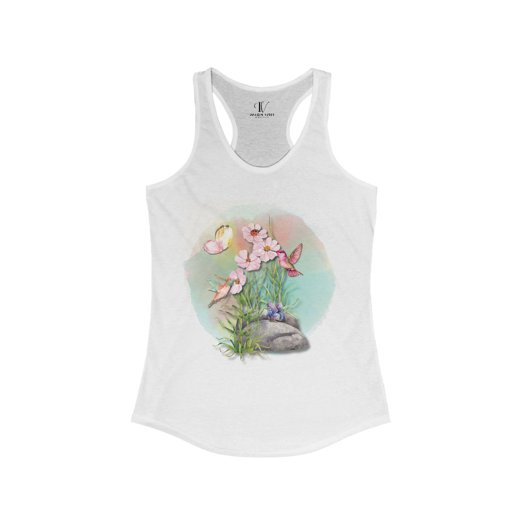 Spring Women's Tank Top - Summery and Breezy Watercolor