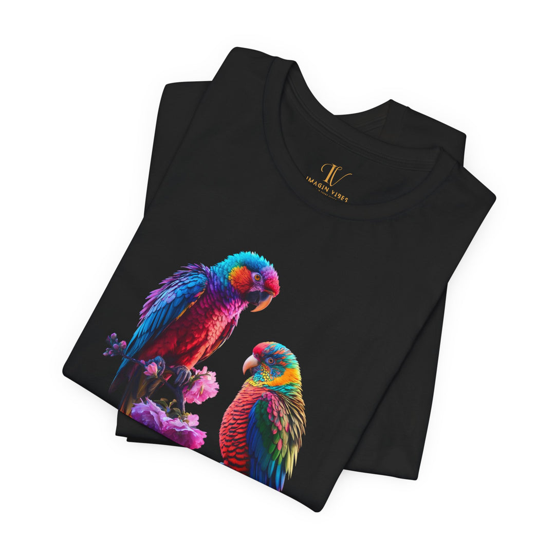 Tropical Parrot Unisex Tee - Vibrant and Modern T-shirt T-Shirt Printify