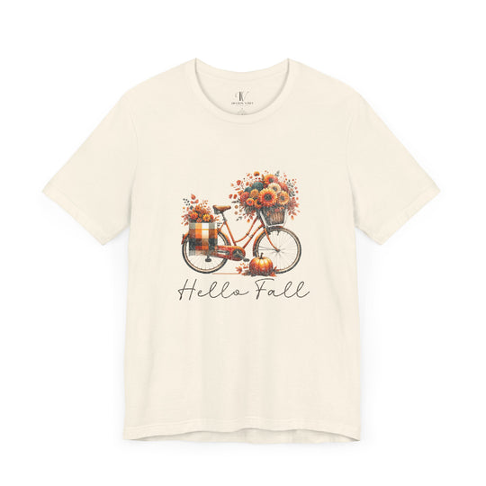 Autumn Bicycle Tee - Hello Fall