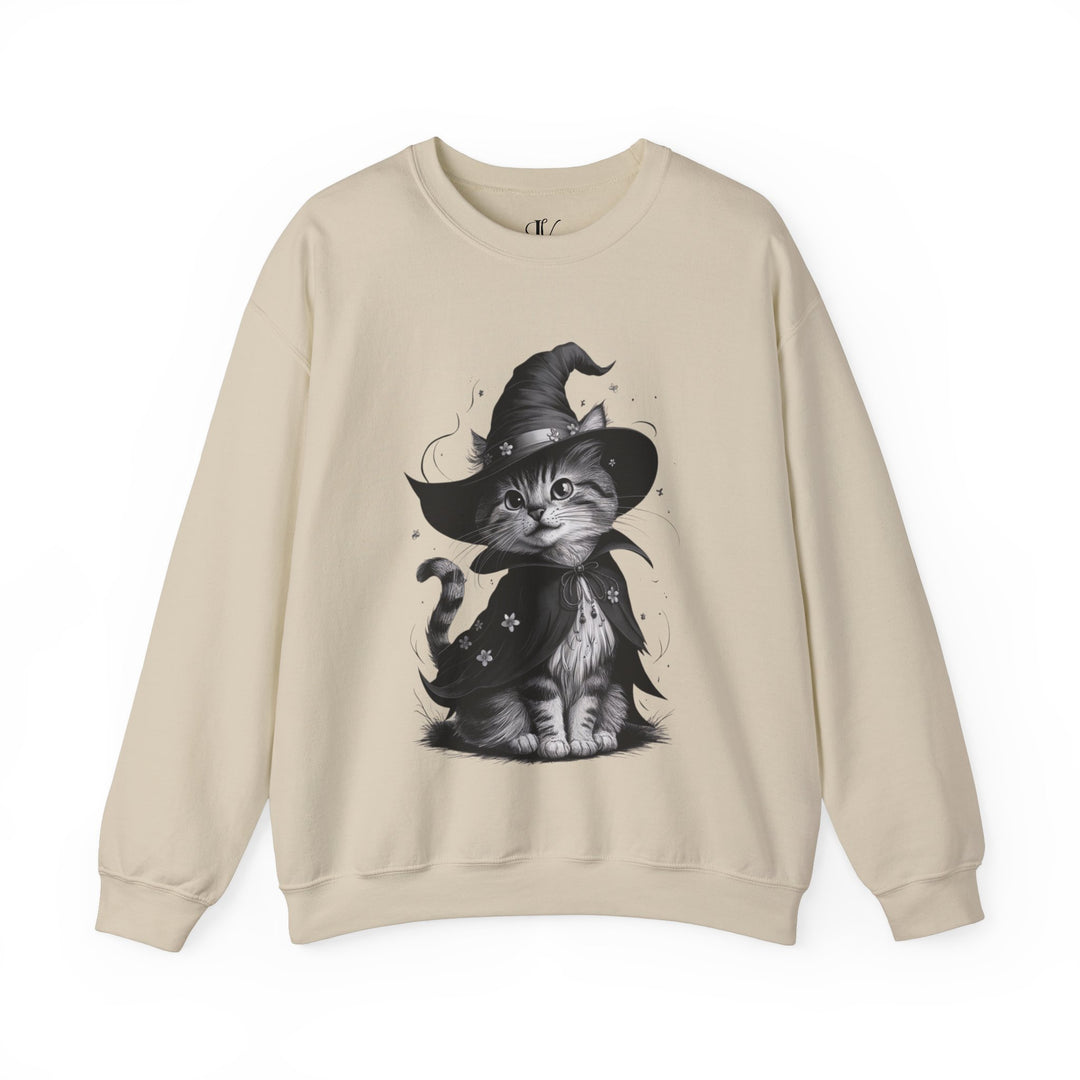 Halloween Witch Cute Cat Sweatshirt