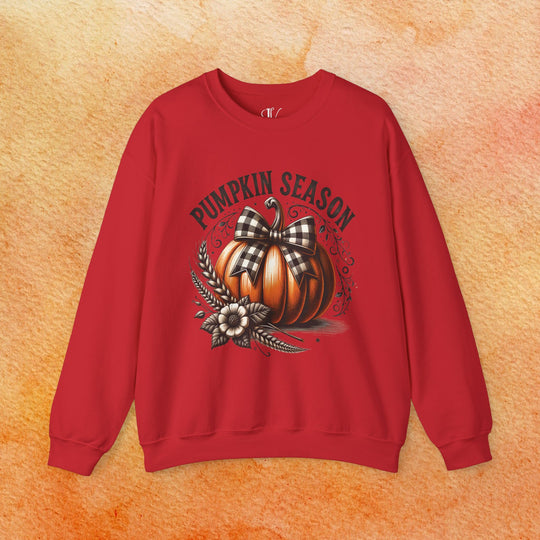 Pumpkin Season: Coquette Fall Sweatshirt