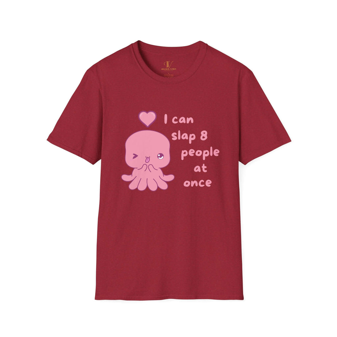 Kawaii Octopus Funny Graphic Tee